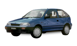 Eva коврики для Suzuki Swift II Левый руль (1995 - 2003) Рестайлинг)