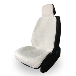 Комплект накидок из шерсти на передние сиденья OSLO , Комплект на перед , белый